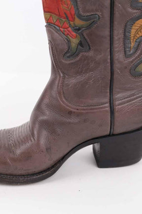 Bottes de cow-boy Celine  Marron