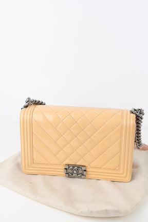 Bandoulière Chanel Boy Beige