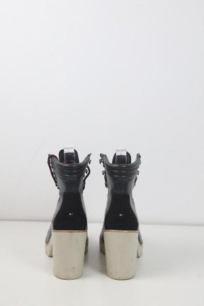 Bottes à lacets Tommy Hilfiger  Noir