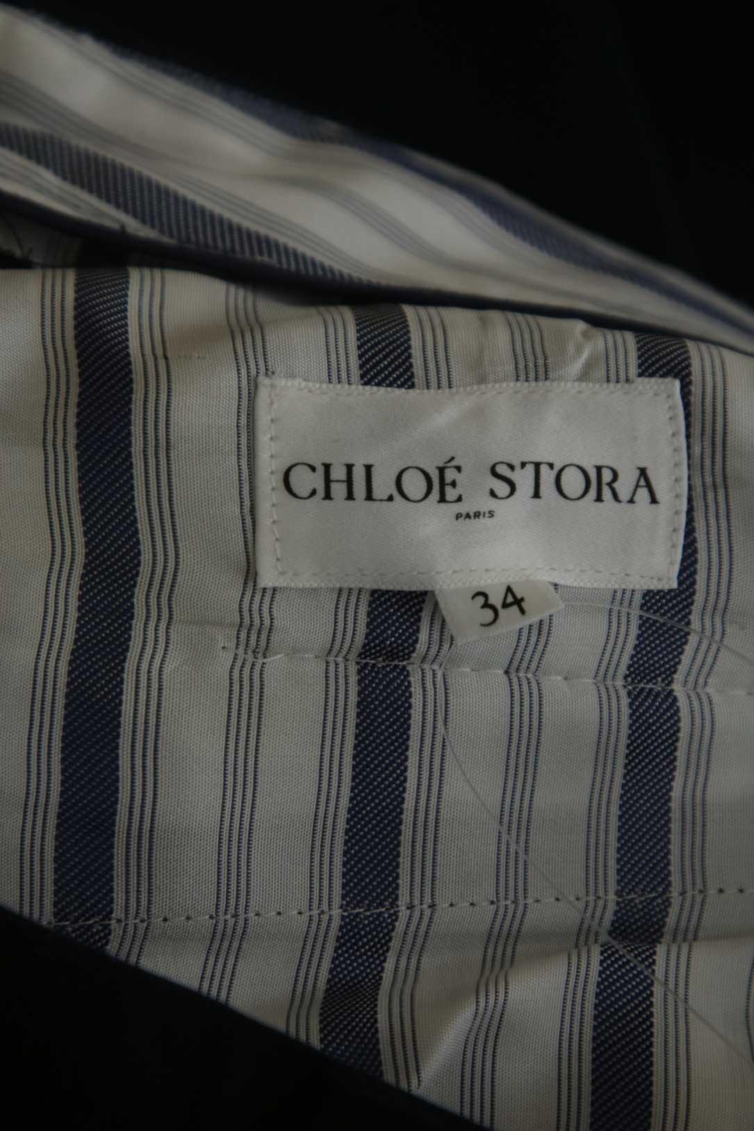 Droit Chloé Stora  Bleu