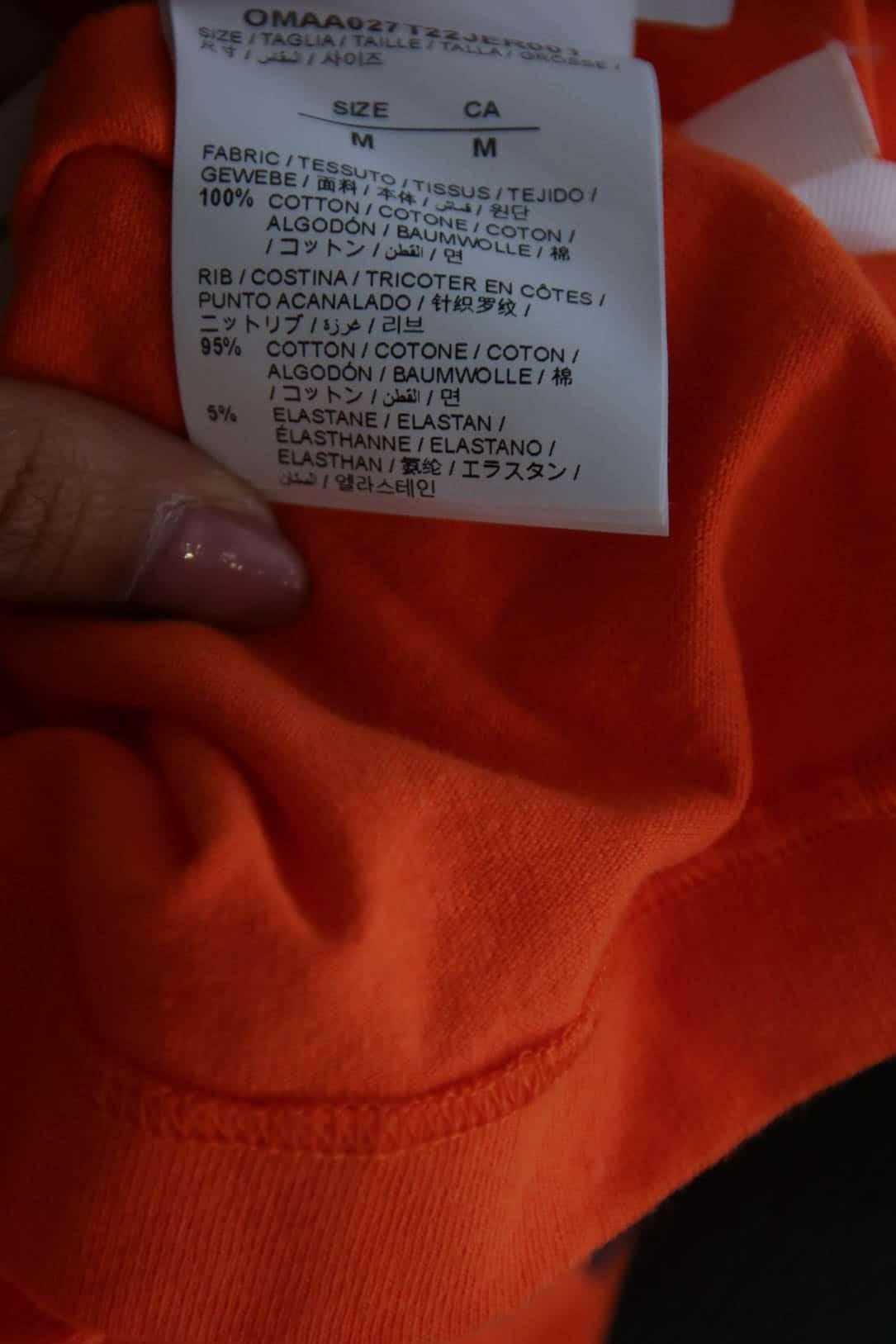 T-shirt Off White x Teenage Engineering Off White  Orange