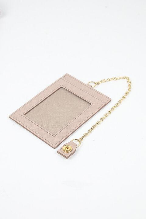 Portefeuille Prada Diagramme Beige