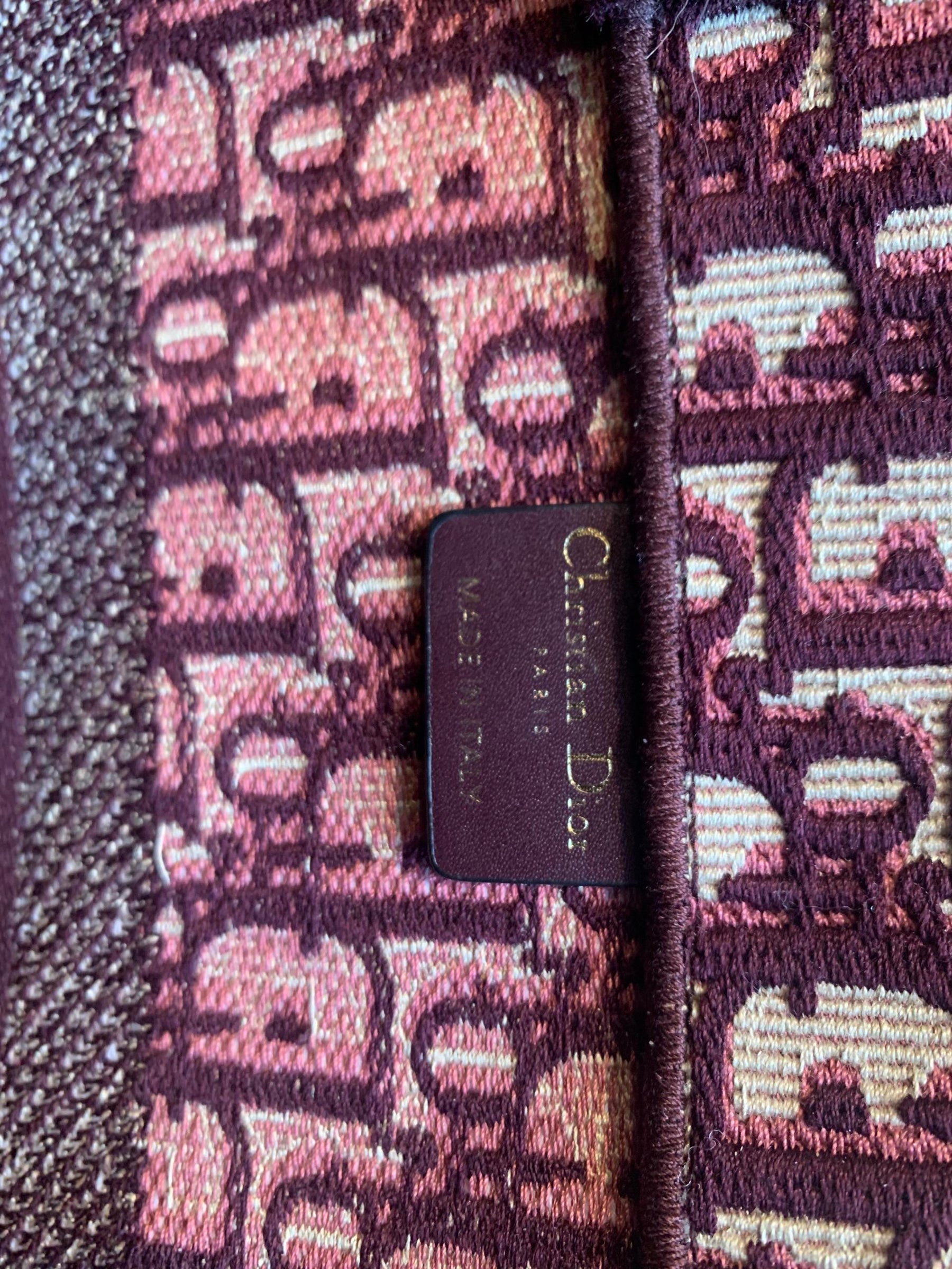 Sacs à main Dior Book Tote Bordeaux