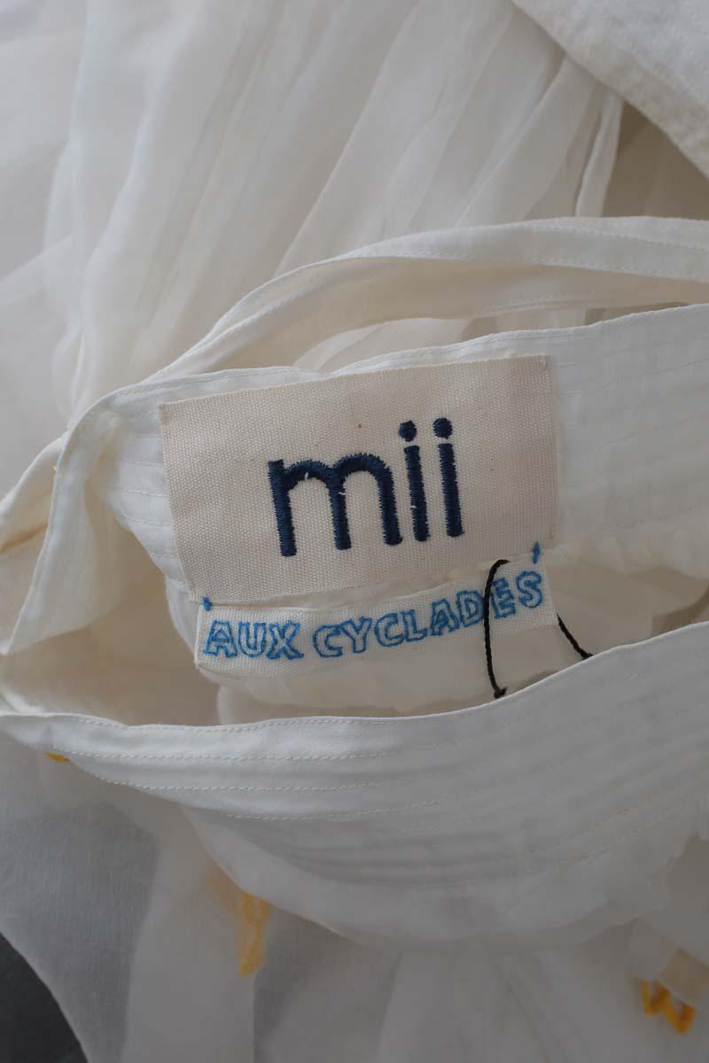 Mi-longueur Mii  Blanc