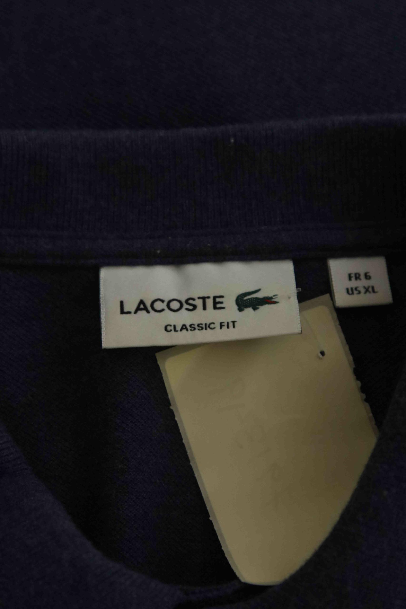 Polo Classique fit manches longues Lacoste  Marine