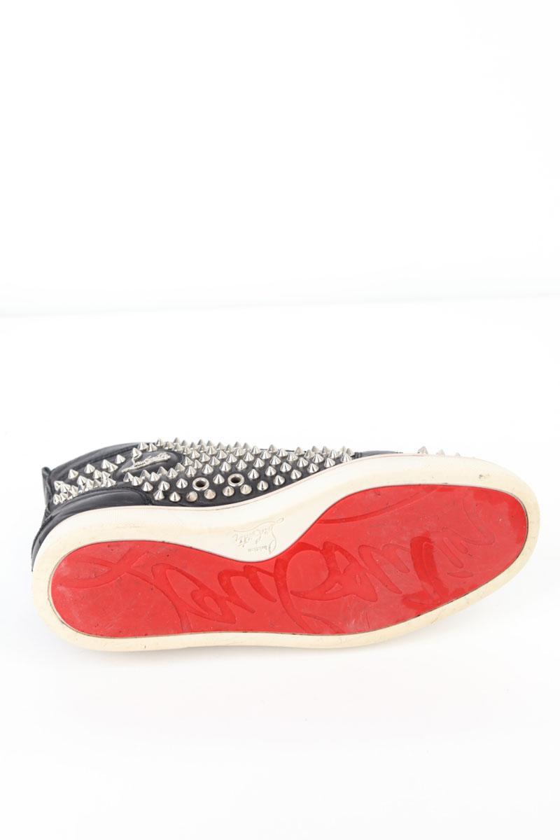 Baskets Christian Louboutin Louis junior spike Noir