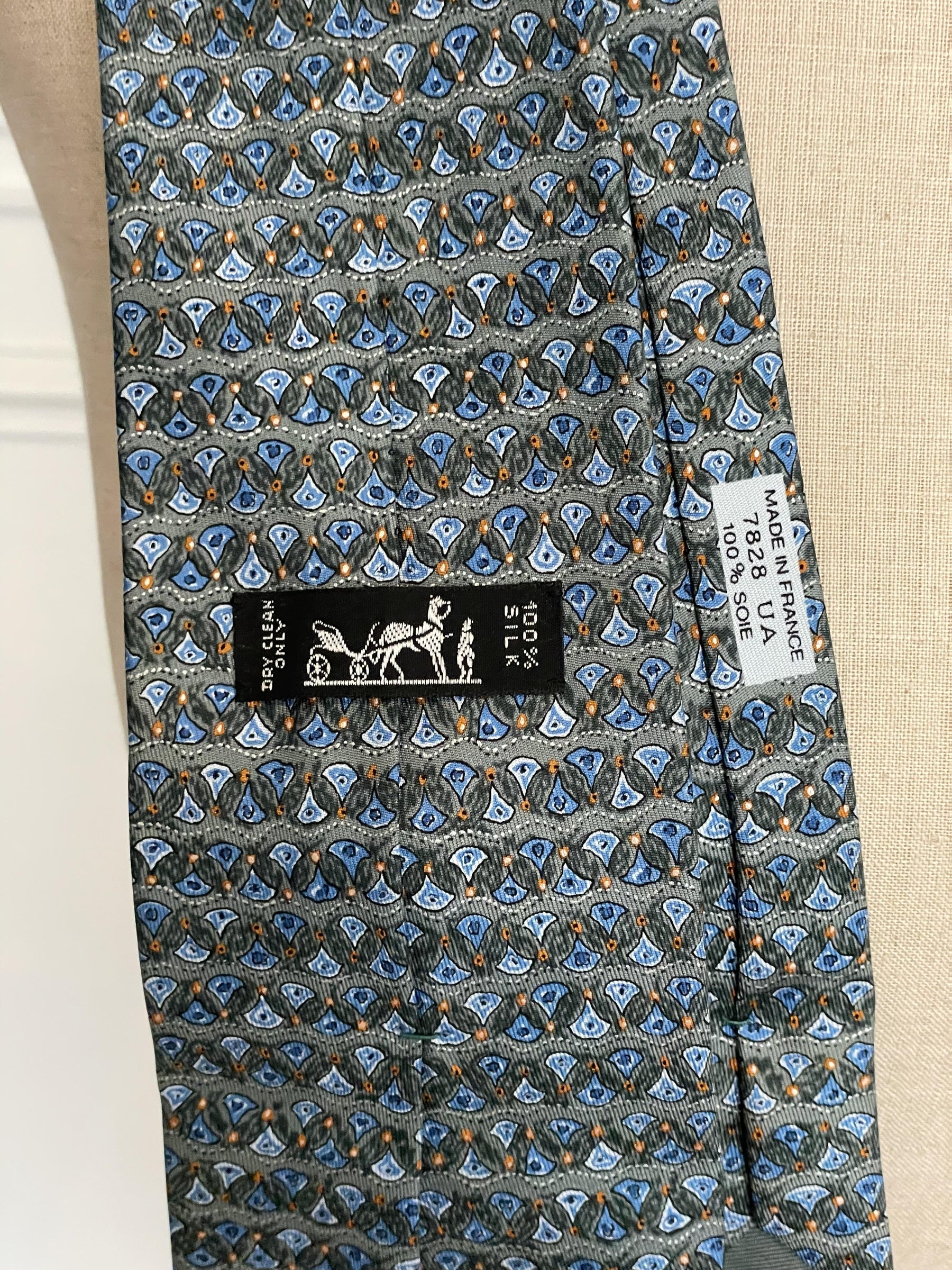 Cravate Hermès  Gris