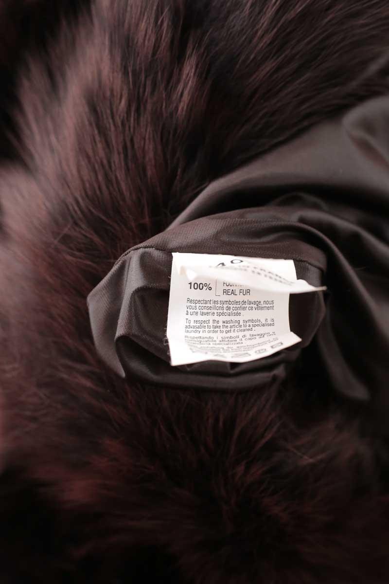 Cappotto In Velluto Nero Plein Sud Taglia 38 - Nuovo Come, Prezzo Originale 755€, Occasion