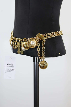 Ceinture Moschino  Doré