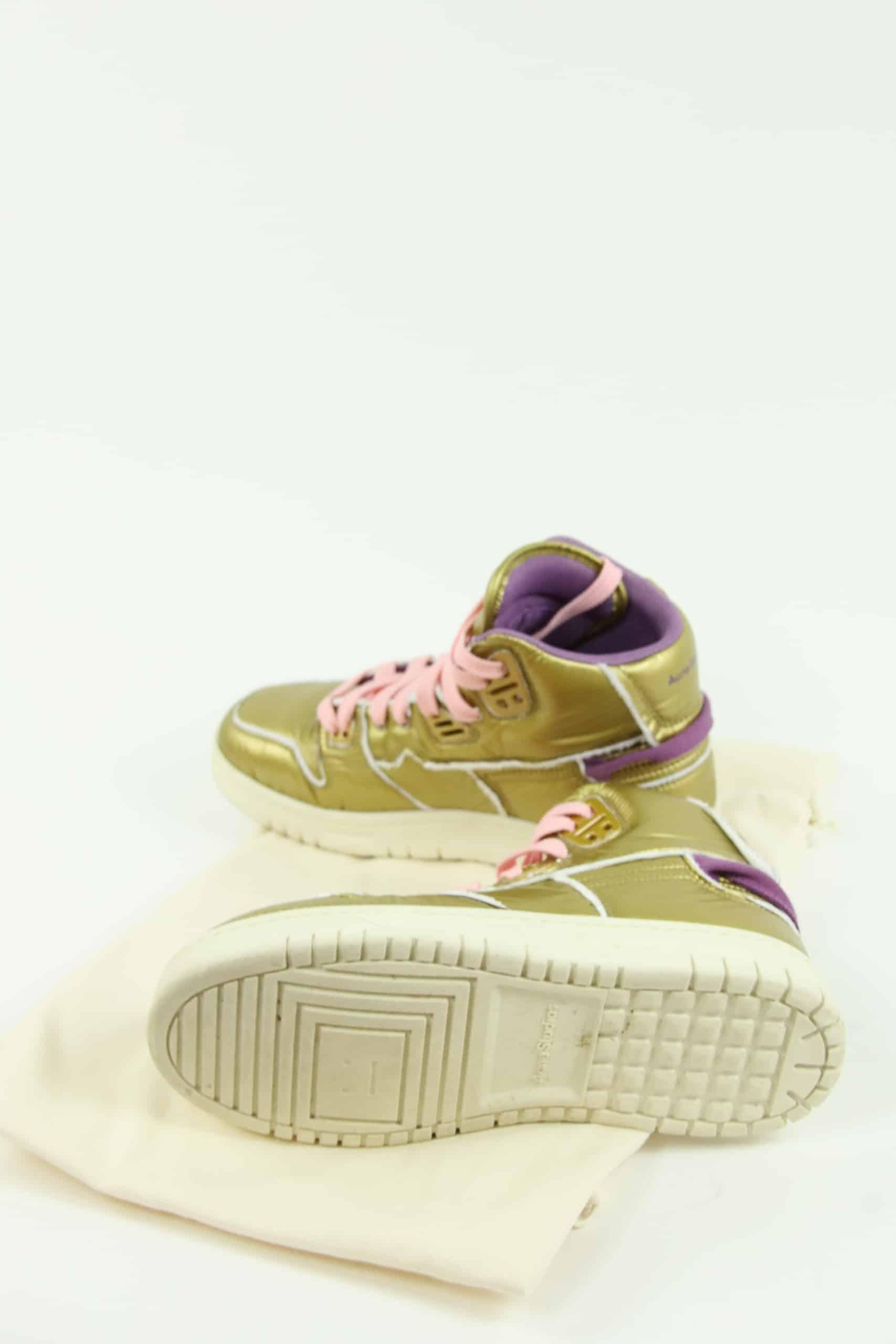 Baskets hautes Acne Studios  Doré