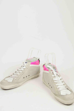 Baskets Golden Goose Mid Star Gris