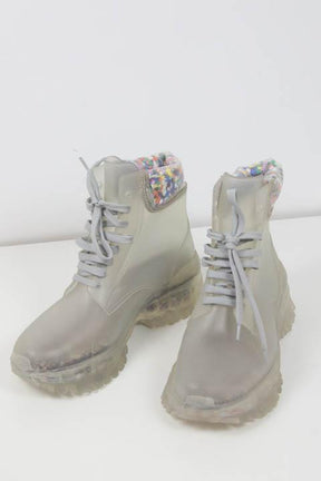 Bottes à lacets Lemon Jelly  Blanc