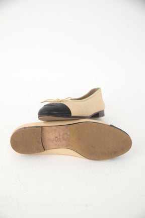 Ballerines Chanel Cambon Beige