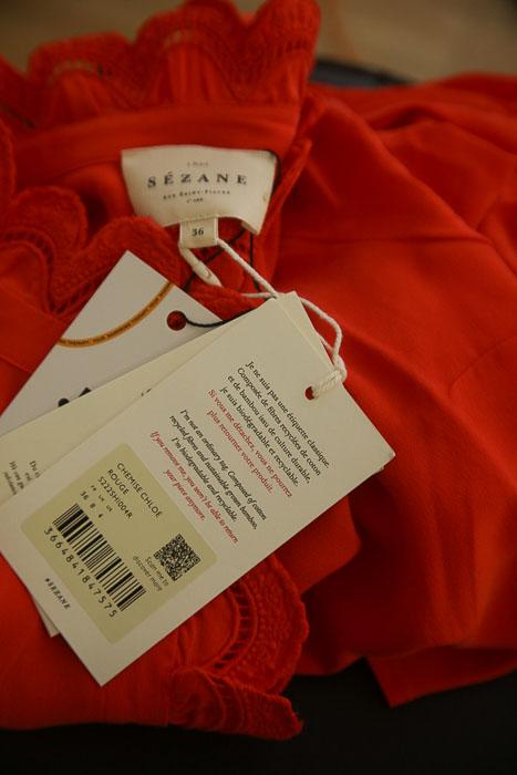 Chemises Sézane  Rouge