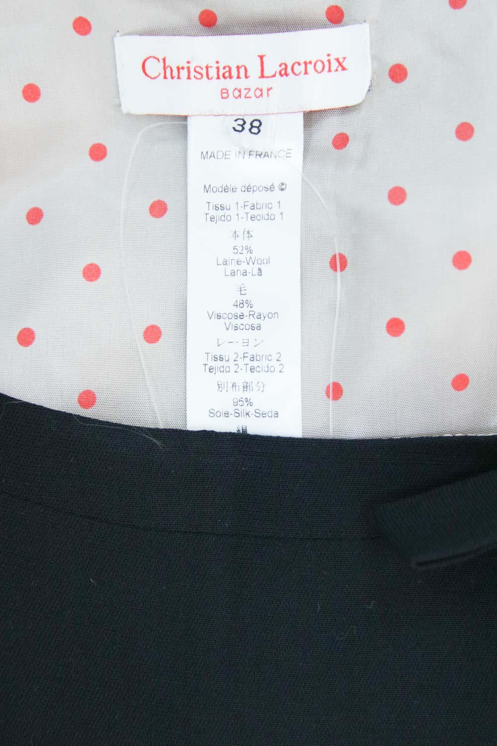  Christian Lacroix  Noir