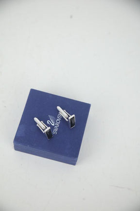 Bouton de manchette Swarovski  Métallique