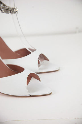 Sandales Amina Muaddi X AWGE Amina Muaddi X AWGE Blanc