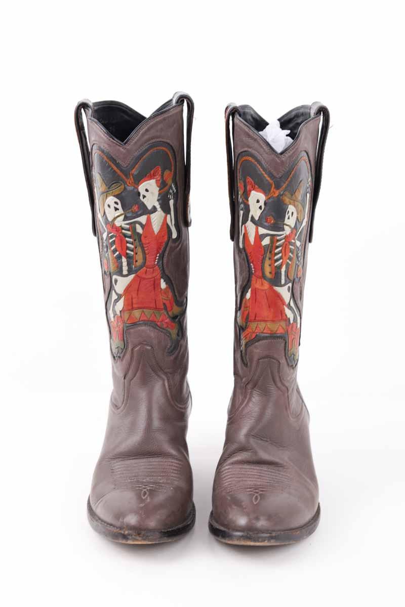 Bottes de cow-boy Celine  Marron