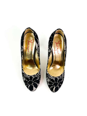 Escarpins dentelle - Pointure 37.5 Walter Steiger  Noir