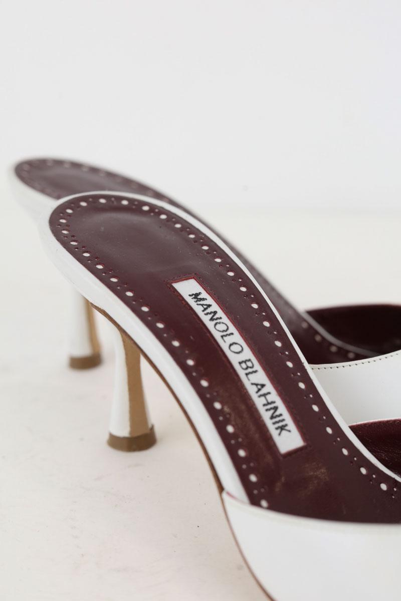 Talons Manolo Blahnik  Blanc