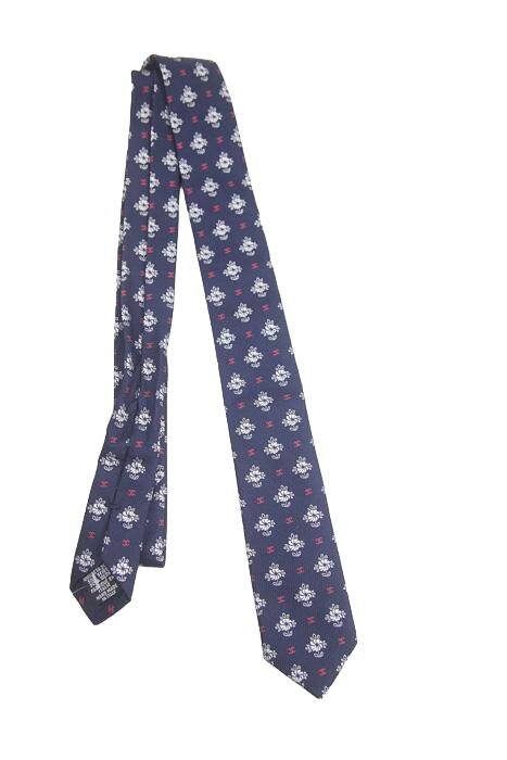 Cravate Chanel  Bleu