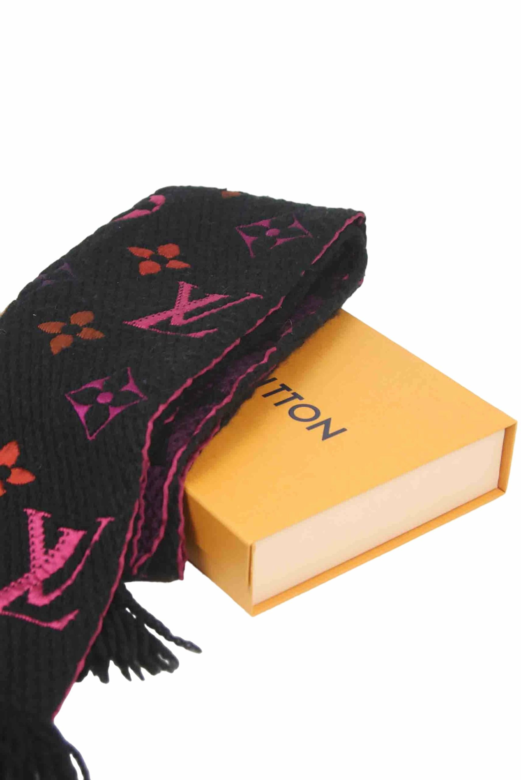 Echarpes Louis Vuitton Logomania Noir