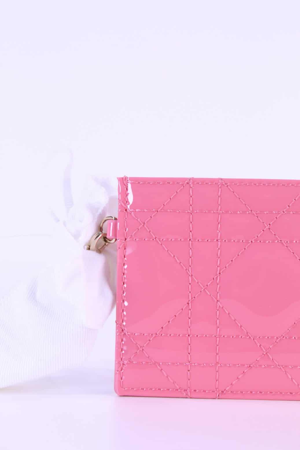 Porte-cartes Dior Lady Dior Rose