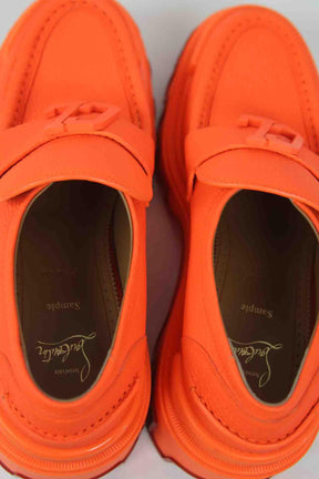 Mocassins Christian Louboutin  Orange