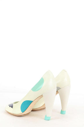 Talons Celine  Blanc