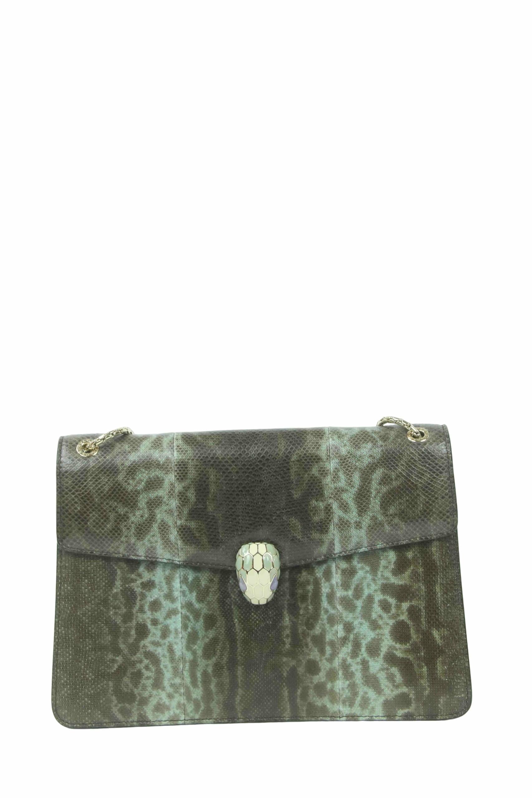 Sacs à main Bulgari Serpenti Vert