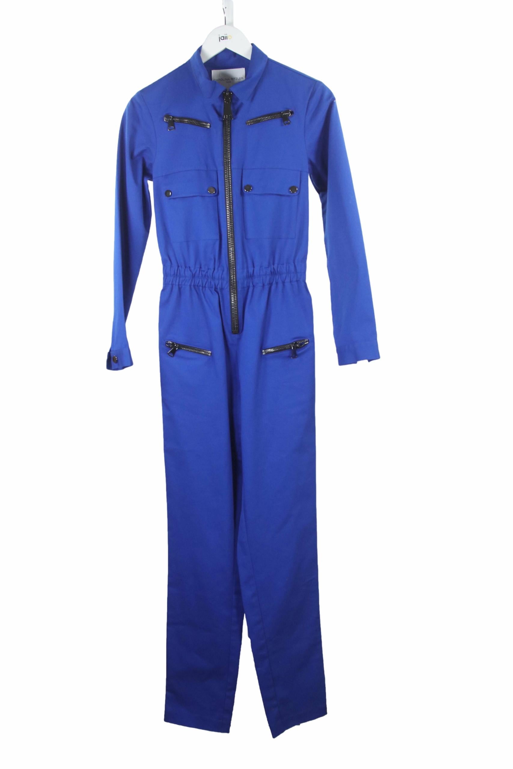 Combinaison avec fermetures éclairs Carolina Ritzler  Bleu