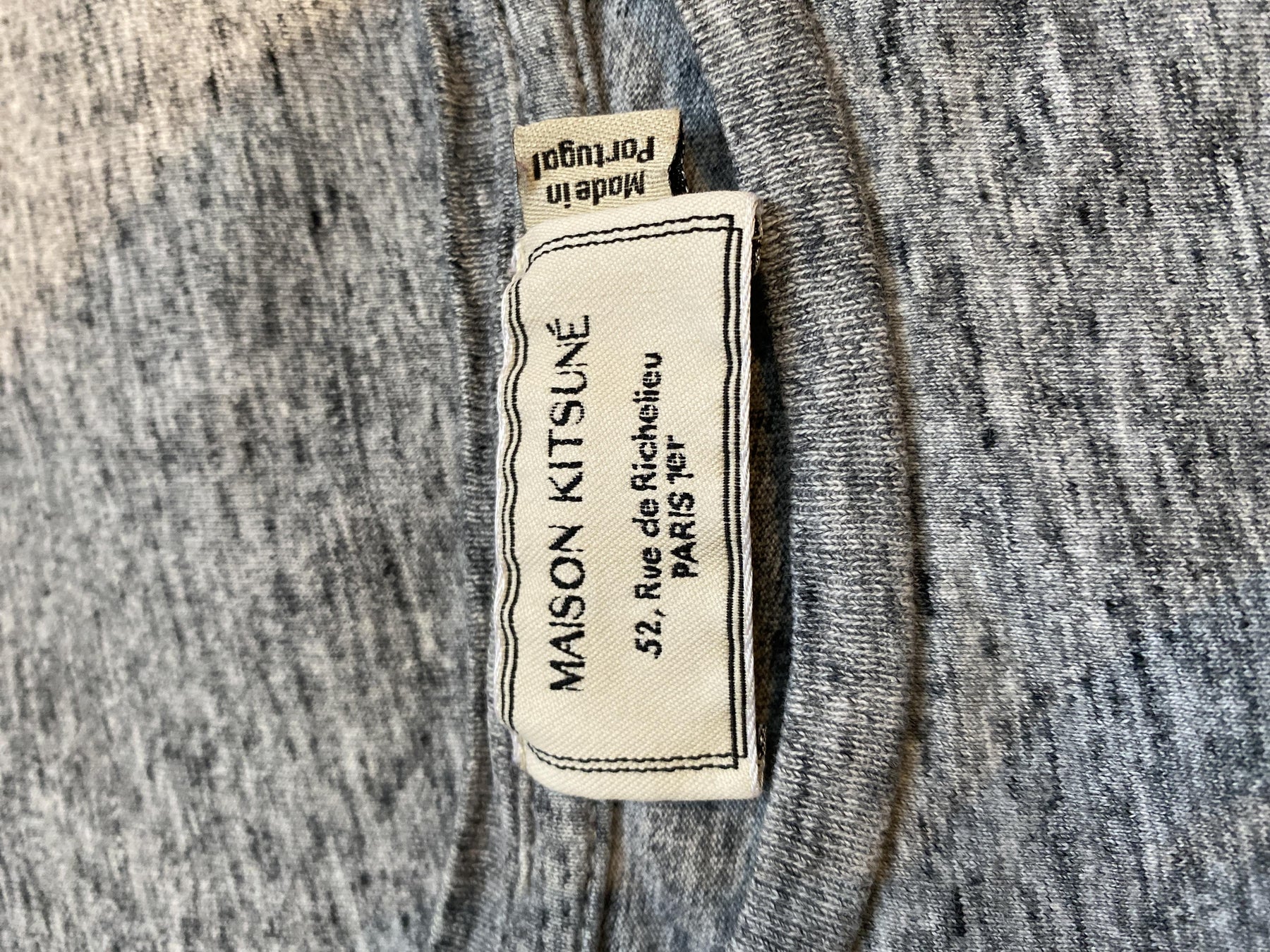 T-shirts Maison Kitsune  Gris