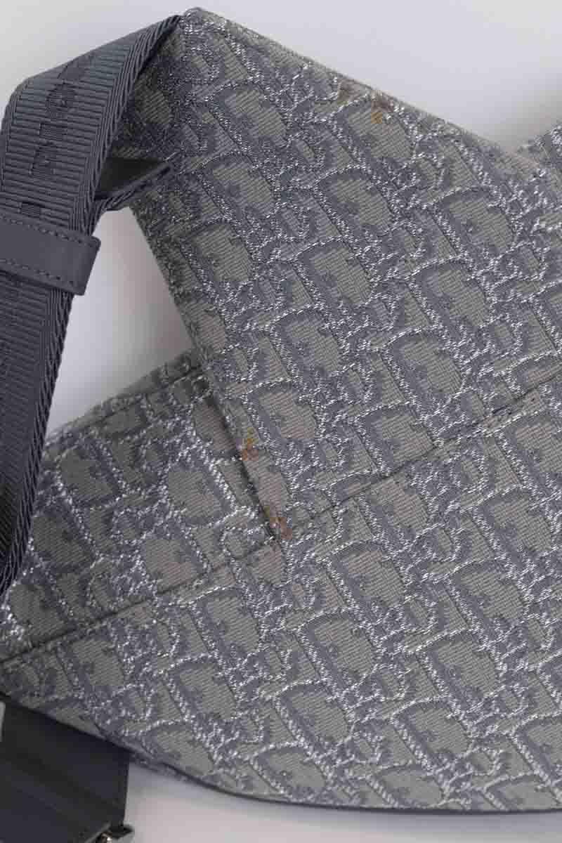 Bandoulière Dior Saddle Gris