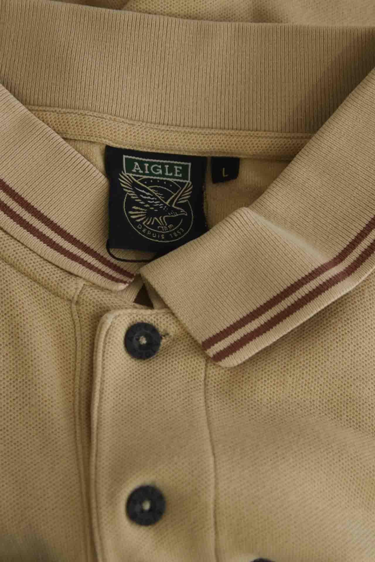 Polo Aigle  Beige