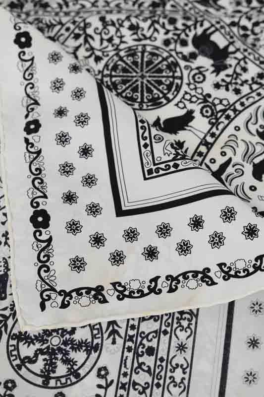 Foulard Hermès  Blanc