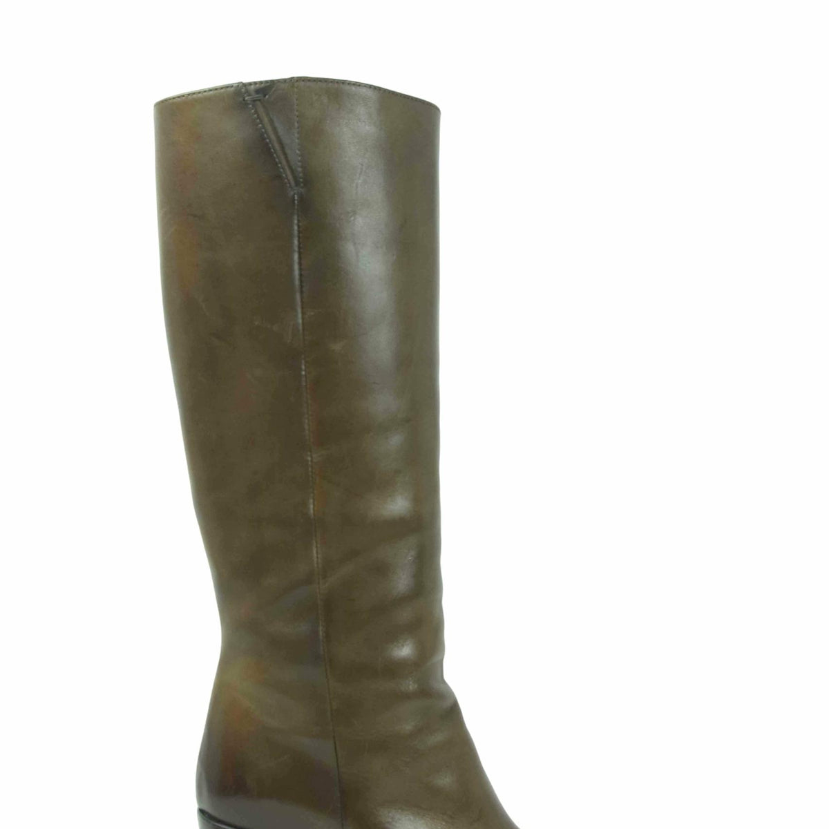 Bottines Vintage Cassandre 1982 - Cuir Marron Foncé, Italie, Taille 34.5, Occasion
