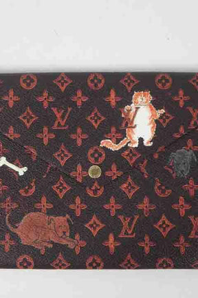 Pochette Louis Vuitton Kirigami Marron