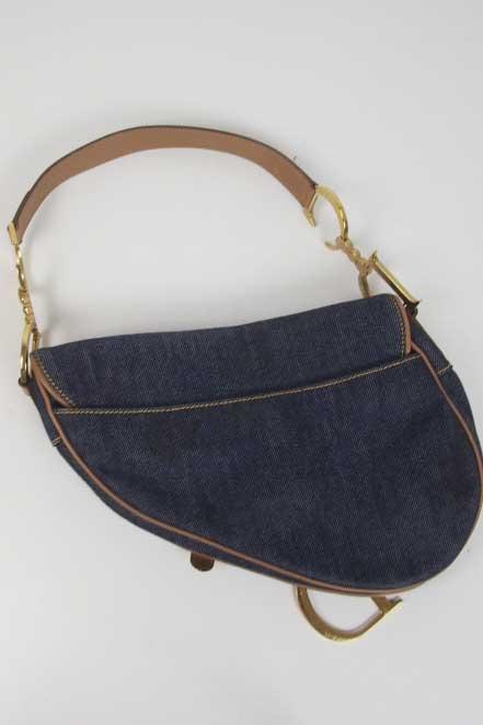 Porté épaule Dior Saddle Bleu