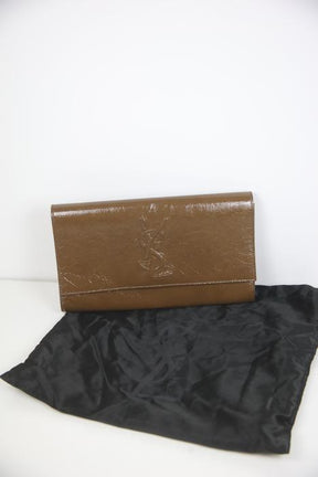 Pochette Yves Saint Laurent  Marron