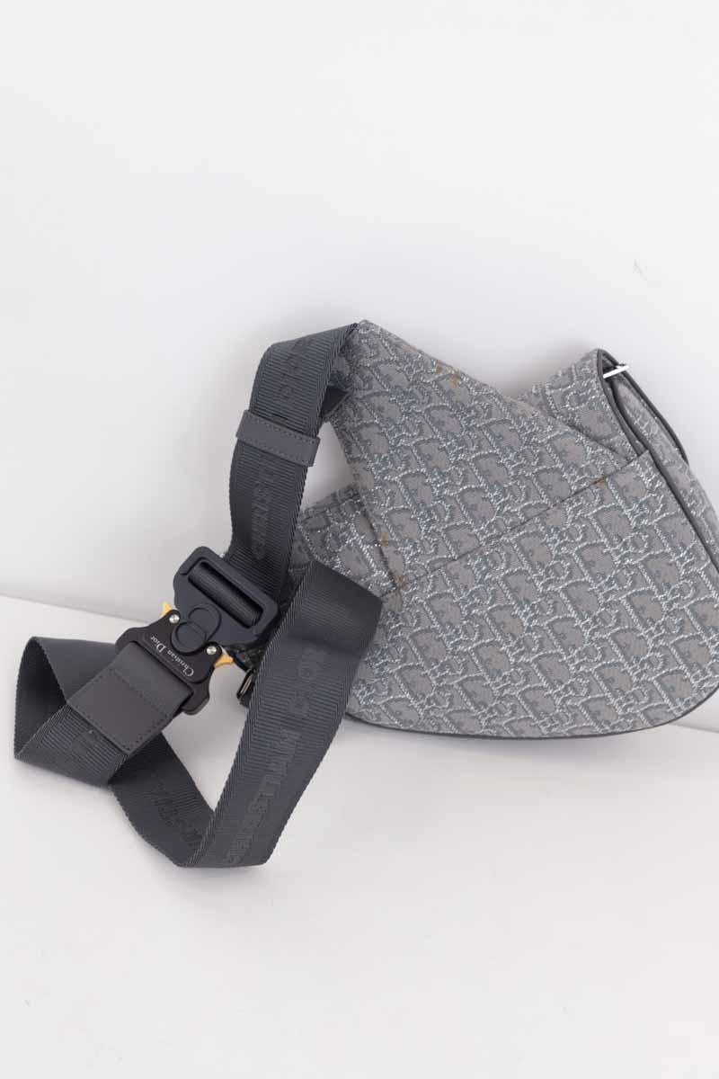 Bandoulière Dior Saddle Gris