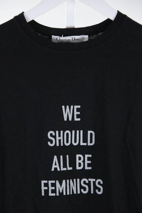 T-shirts Dior We Should All Be Feminists Noir