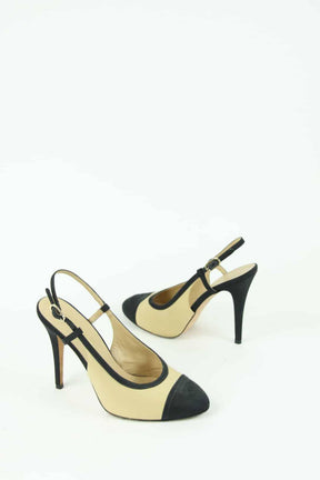 Sandales à talons Chanel  Beige