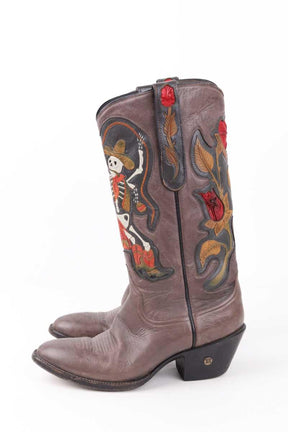 Bottes de cow-boy Celine  Marron