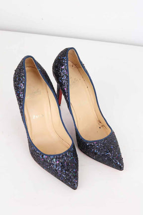 Talons Christian Louboutin  Bleu