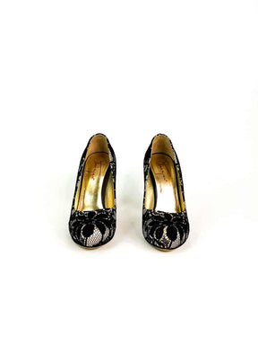 Escarpins dentelle - Pointure 37.5 Walter Steiger  Noir