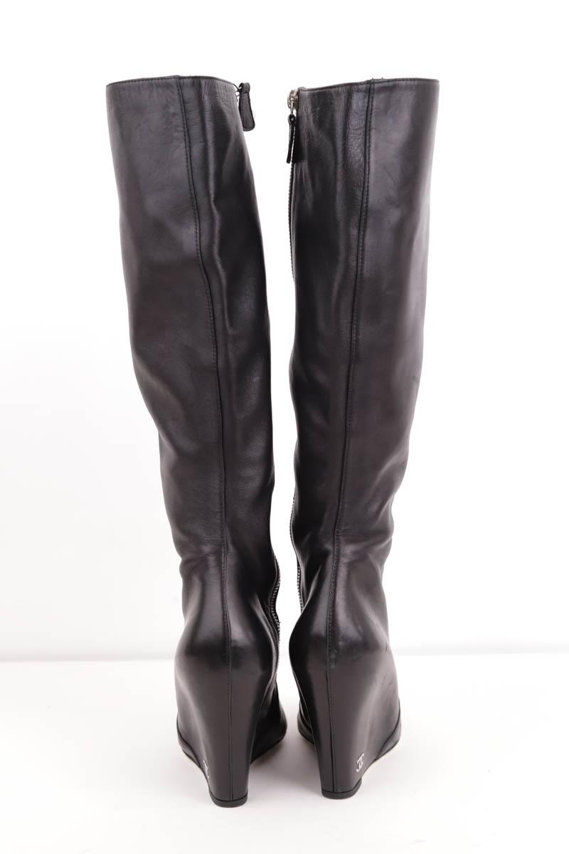 Bottes Chanel  Noir