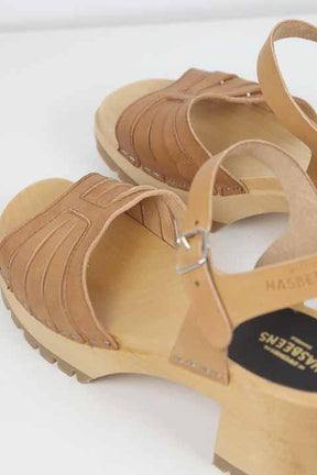 Sandales Swedish Hasbeens  Marron