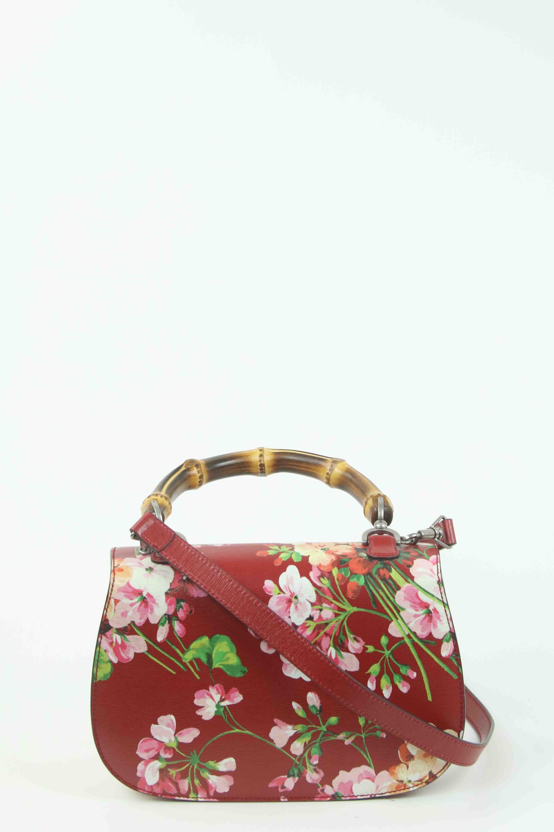 Sacs à main Gucci Bamboo Rouge