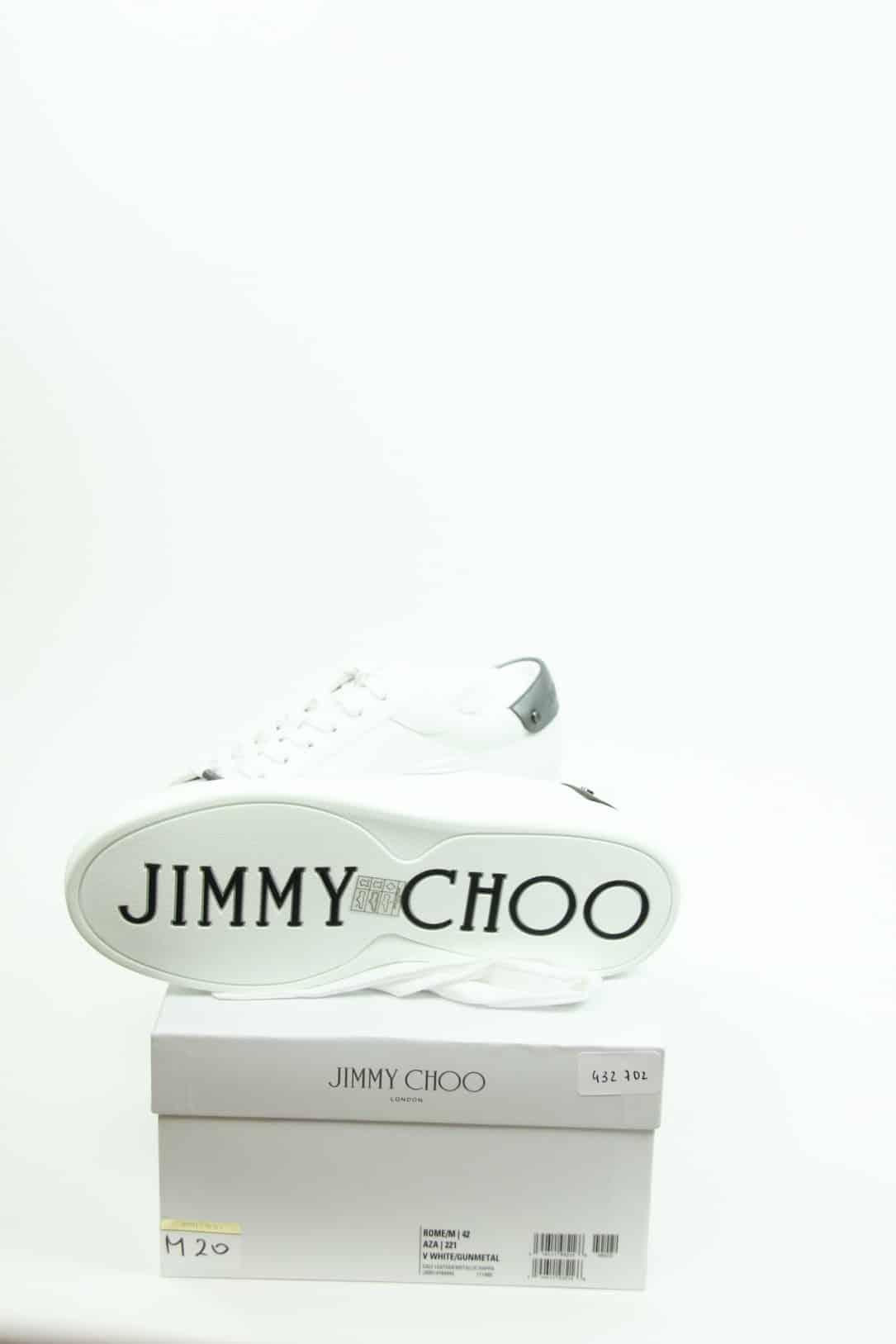 Baskets basses Jimmy Choo Other Blanc