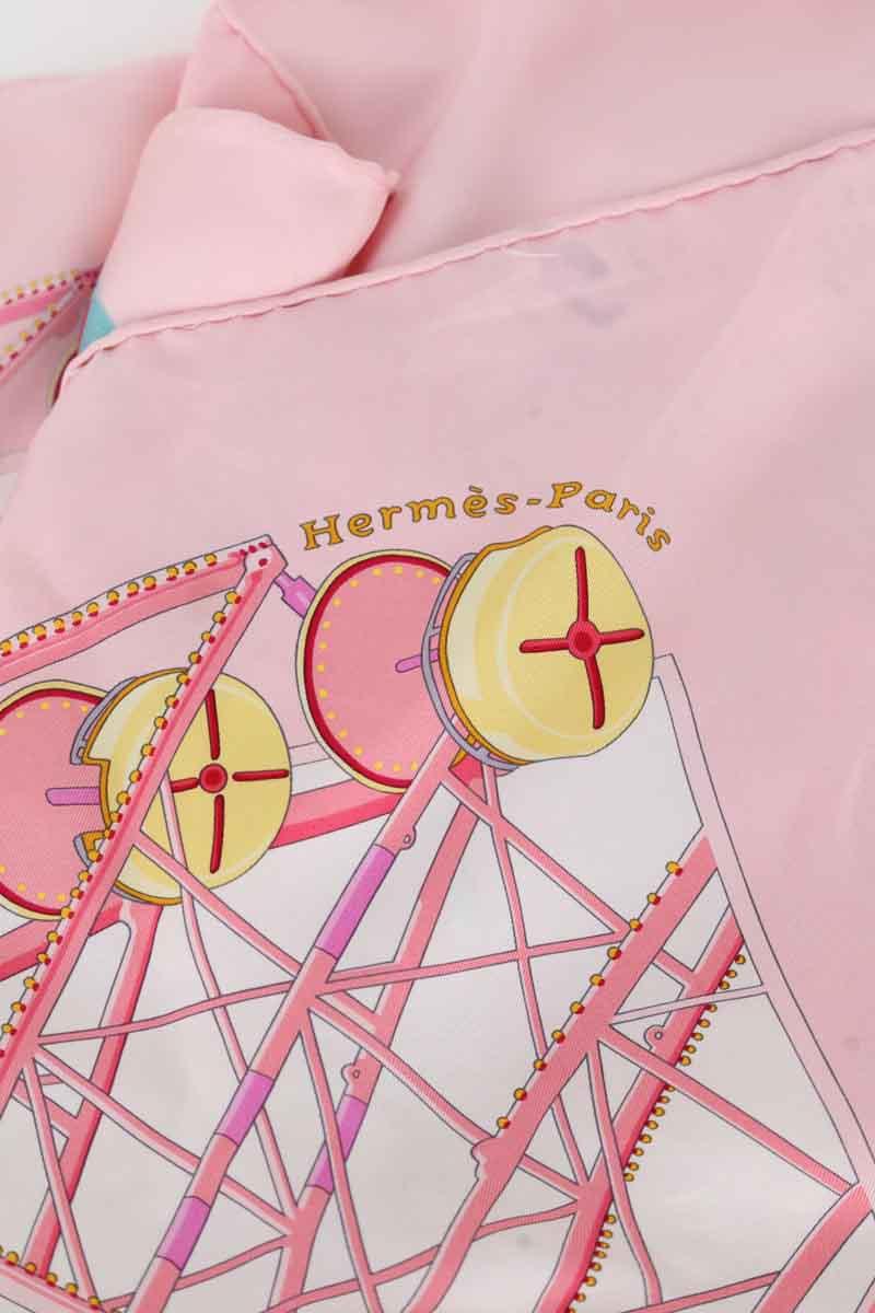 Foulard Hermès  Rose